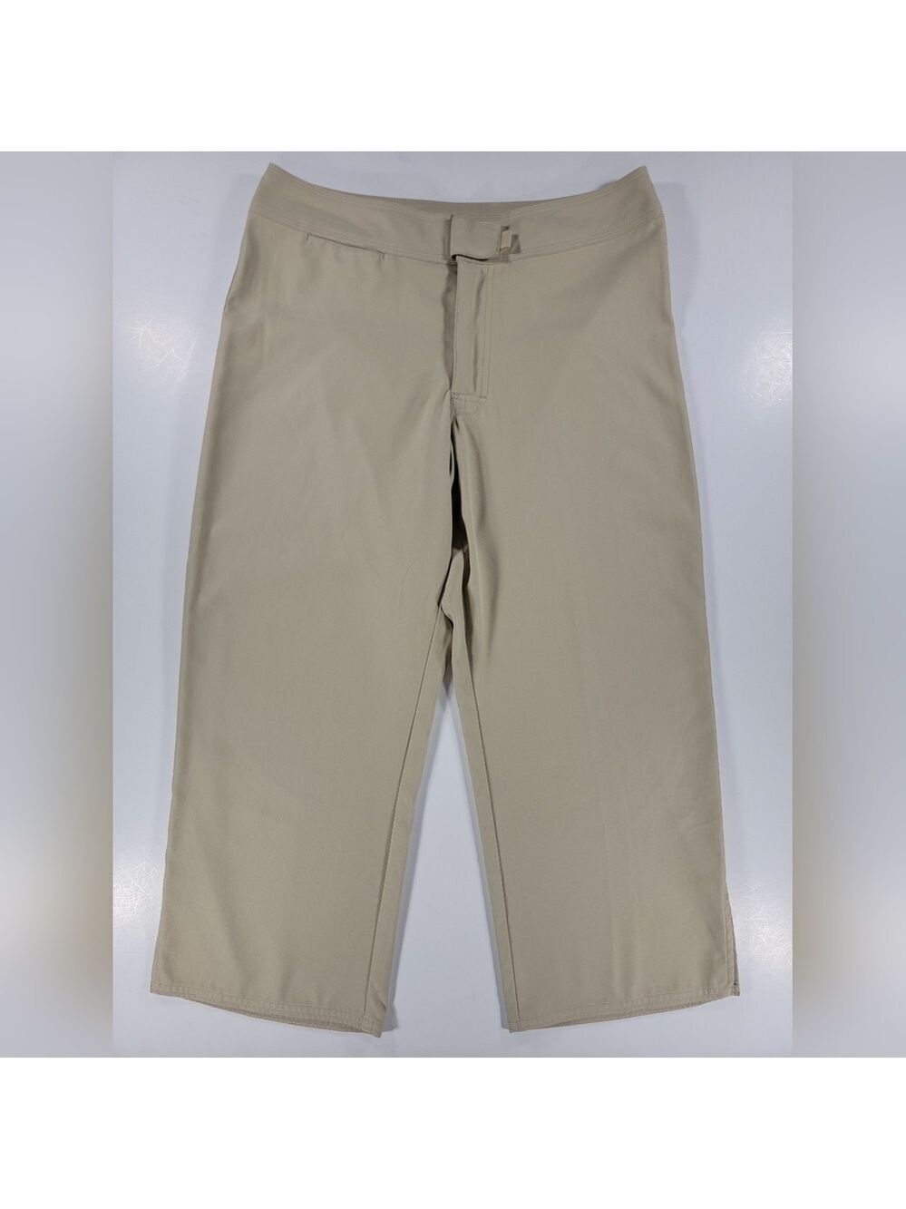 Vintage 90s Patagonia Kokawe Capri Crop Beige Khaki Activewear Women 8 Relaxed